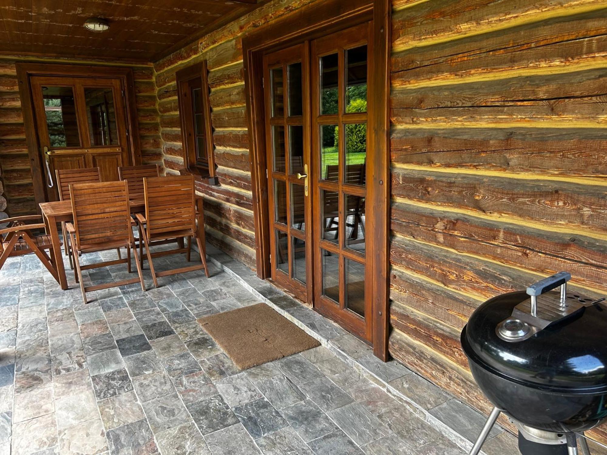Log Cabin In Czech-Saxon Switzerland Šluknov Exteriör bild